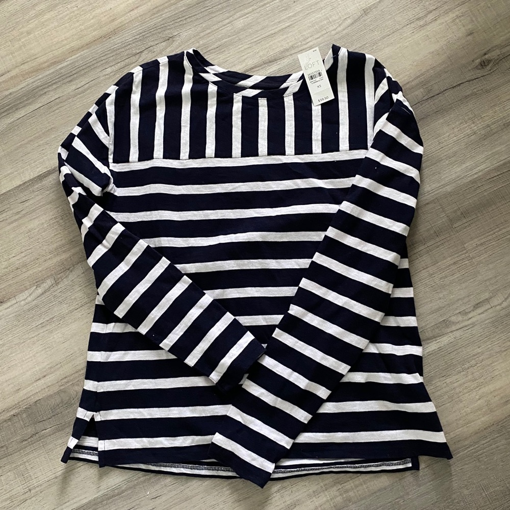 Loft stripes t shirt - Picture 1 of 2